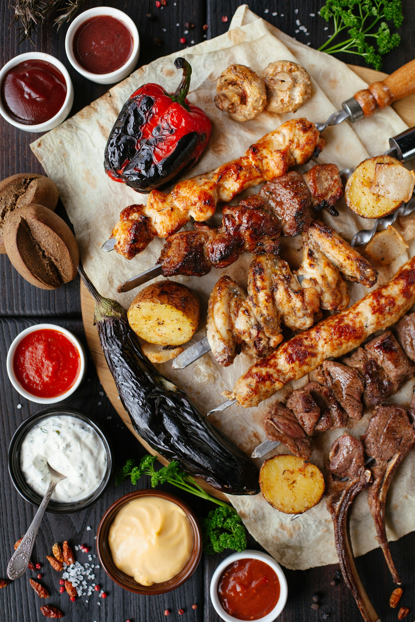 Assortiment de spécialités turques